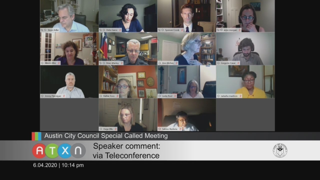 Speaker addresses the 2018 APD police union contract