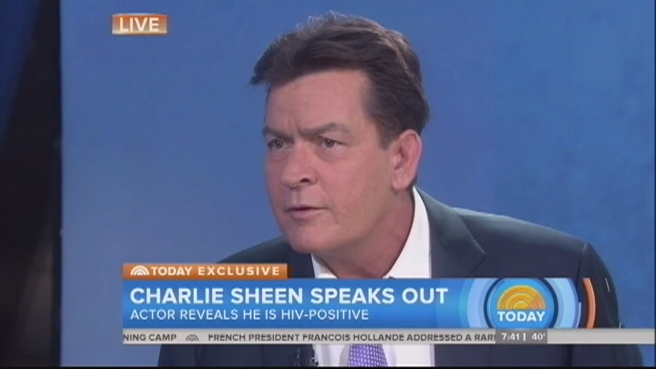 Charlie Sheen Reveals HIV
