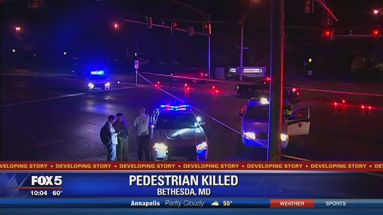 95-year-old pedestrian struck and killed in Bethesda