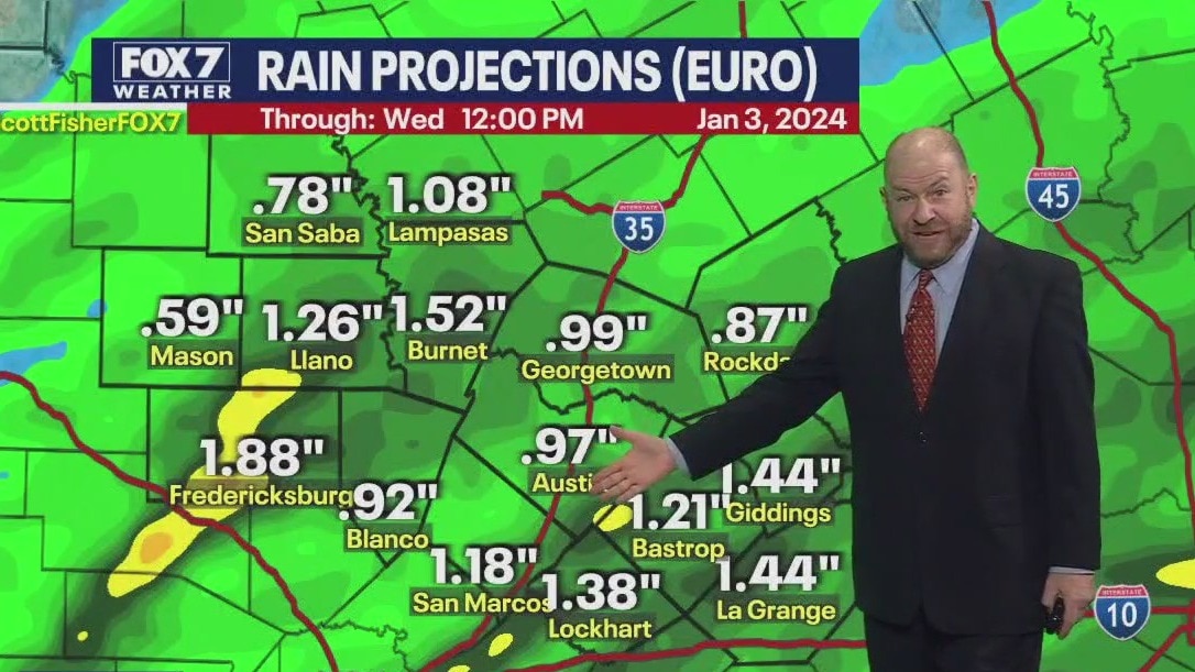 Austin weather: NYE cold front on horizon