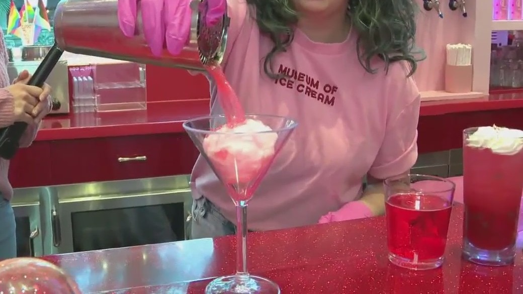 Museum of Ice Cream celebrating Valentine's Day