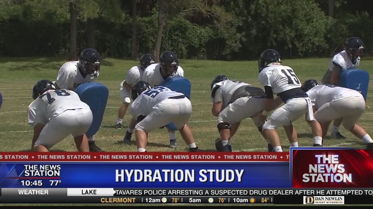 High school athletes subject of hydration study