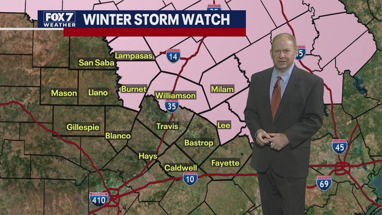 Evening weather forecast for January 8