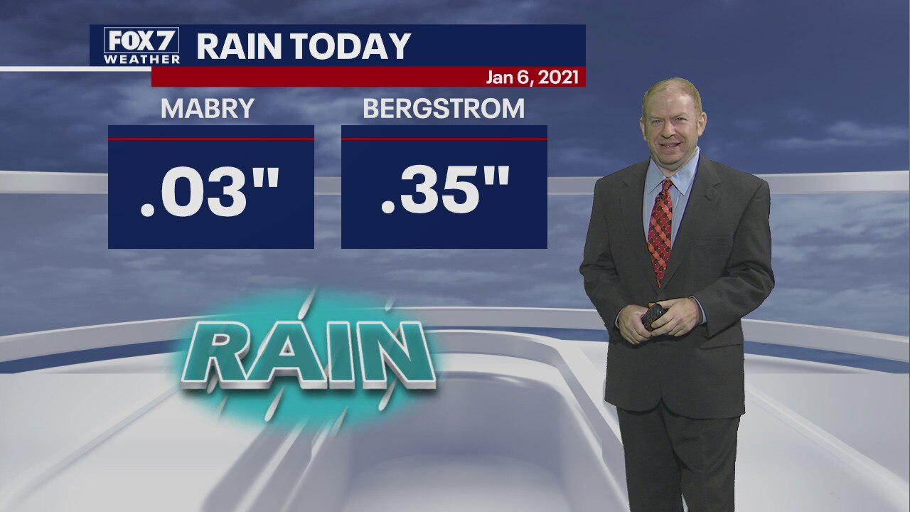 Evening weather forecast for January 6
