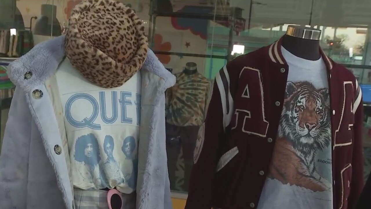 Repurposing clothes with Pavement on Guadalupe