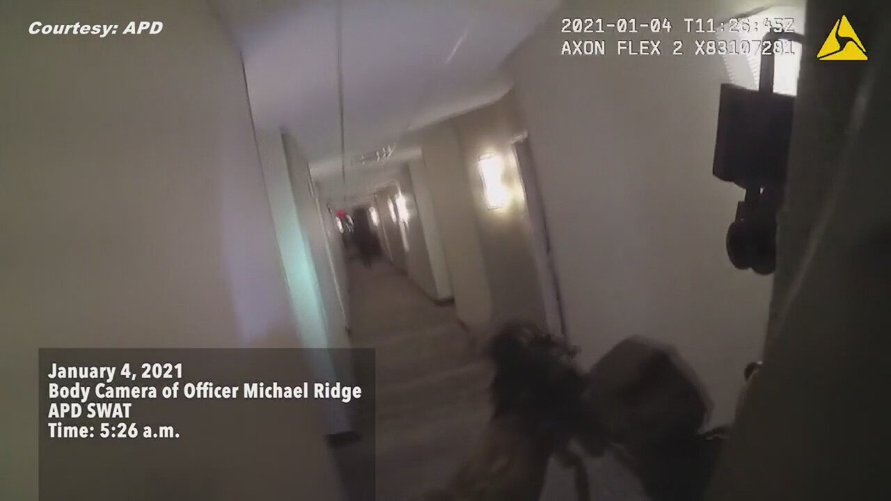 APD release video of Springhill Suites officer involved shooting