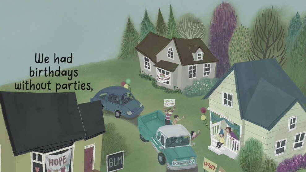 'Outside, Inside' children's book documents the last year with COVID