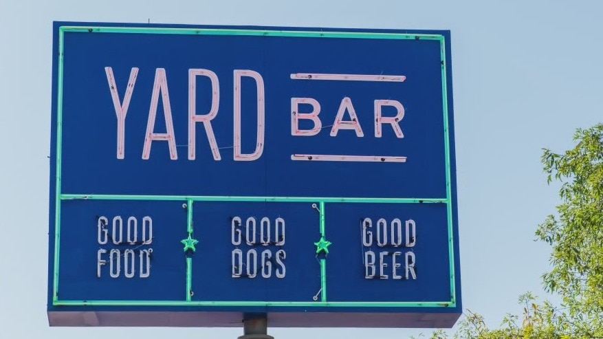 Talking about Adopt a Shelter Pet Day at Yard Bar