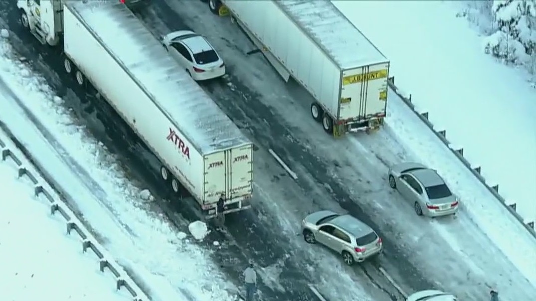 I-95 shutdown in Virginia; drivers stranded following snowstorm