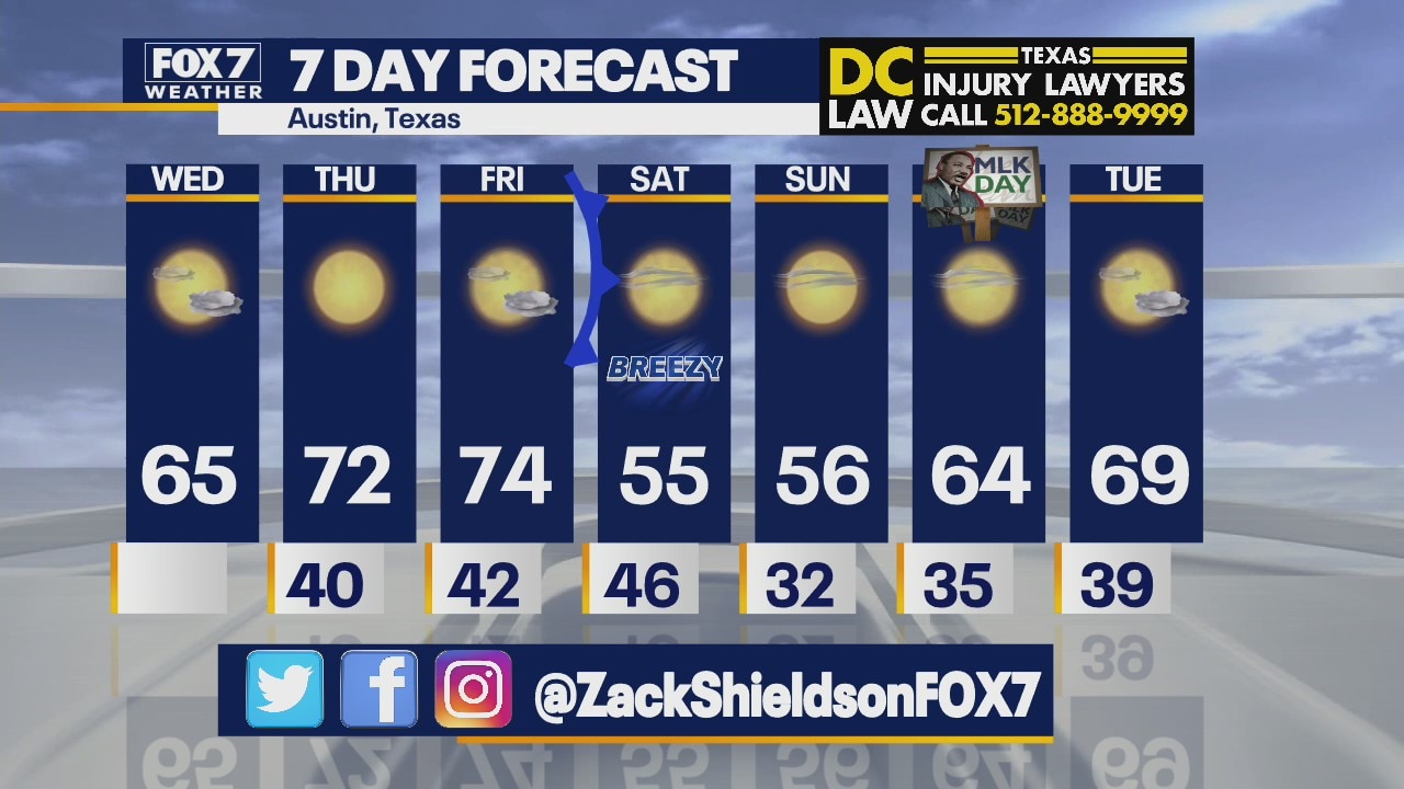 Morning weather forecast for January 12, 2022