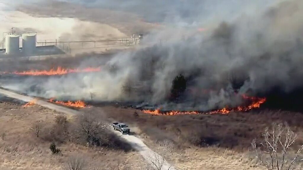 Fire in North Texas burns more than 200 acres
