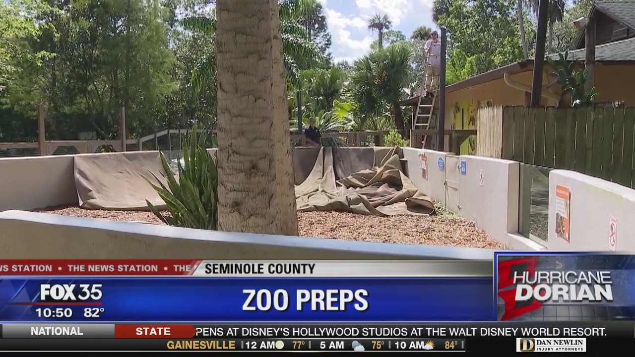 Area zoos prepare for Hurricane Dorian