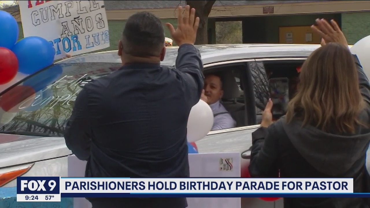 Parishioners show respect for pastor's birthday in Maplewood