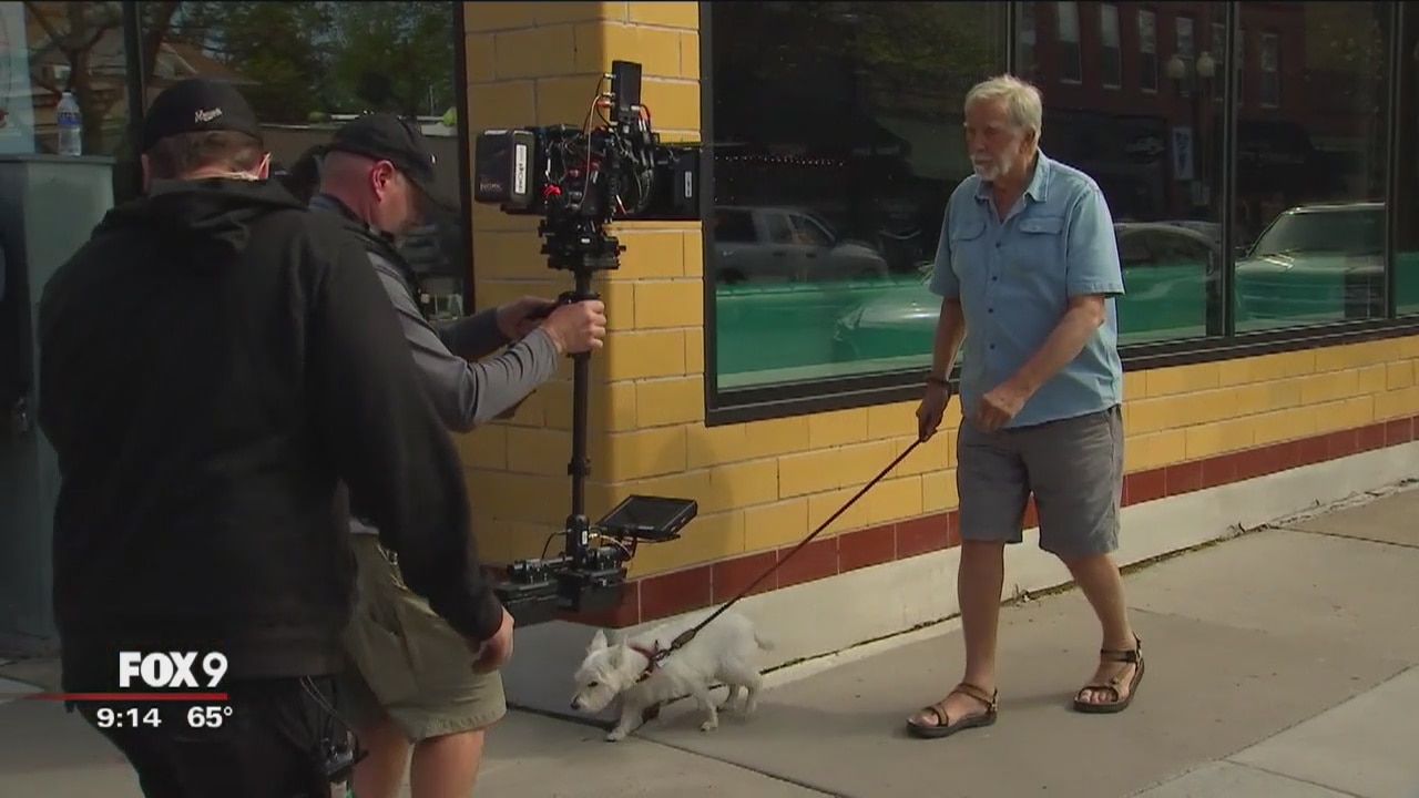 Movie crew shooting scenes in Excelsior