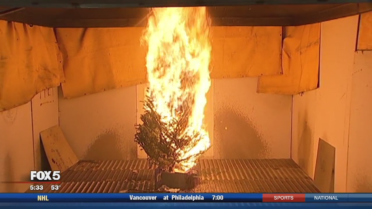 Christmas tree fire prevention