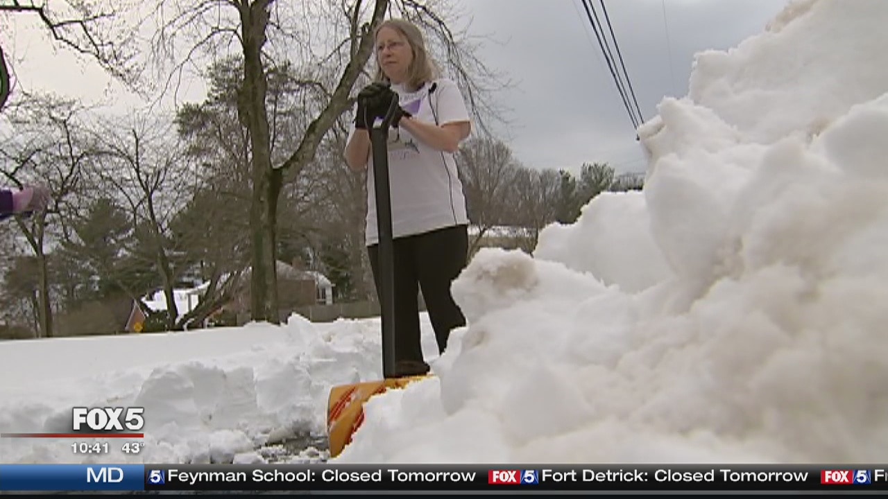 60-year-old grandmother takes charge to help dig out her Md. neighborhood