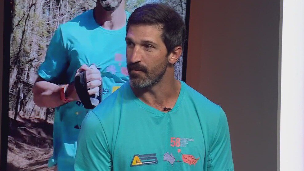 58 marathons in 58 days for mental health support