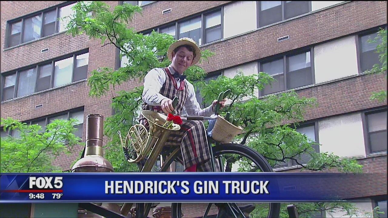 Hendrick's Gin Truck Makes Pit Stop in NYC