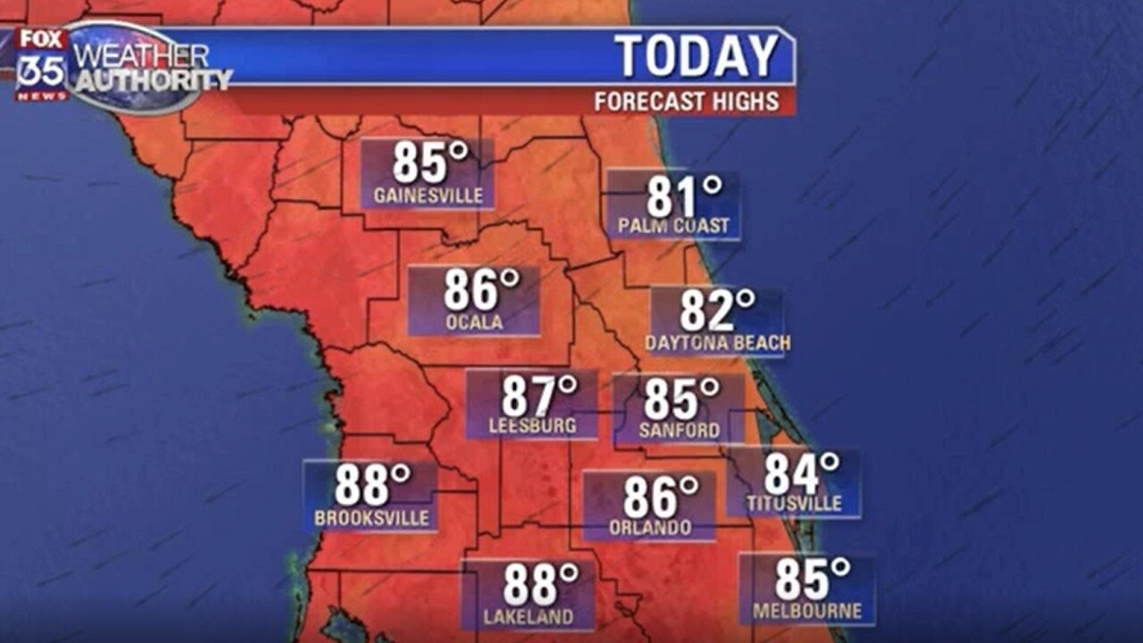 Weather forecast: October 11, 2019