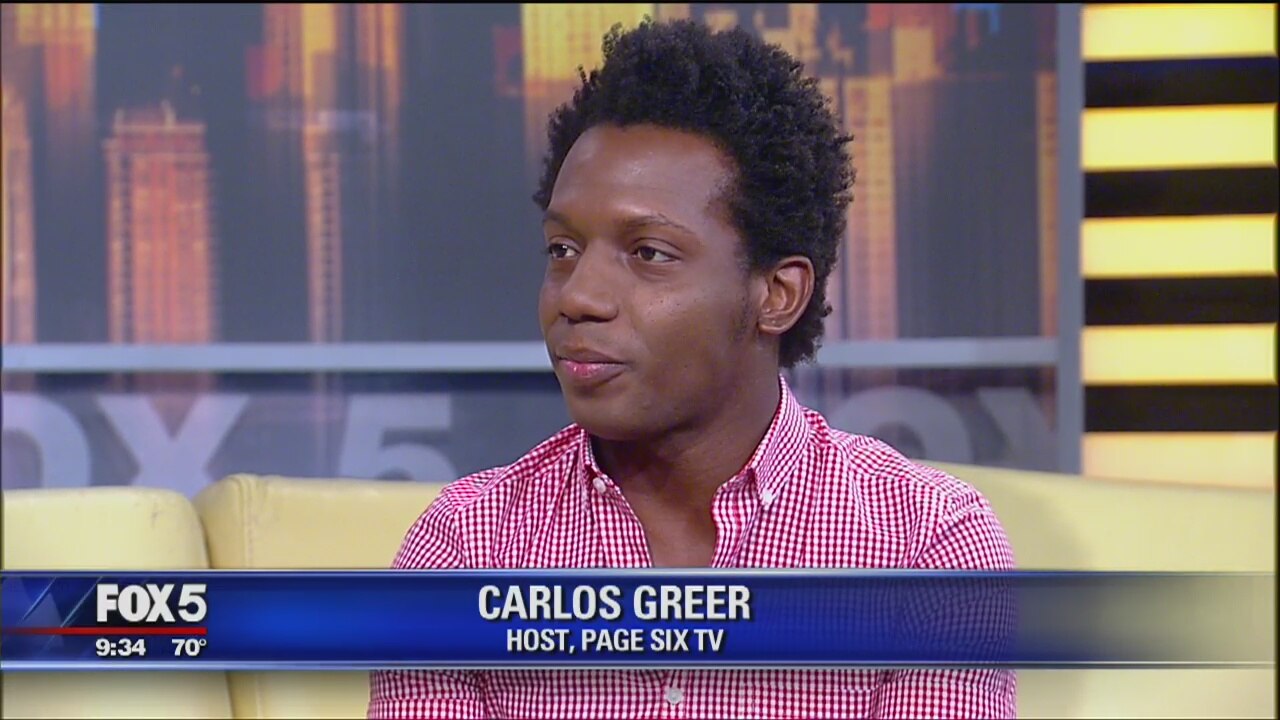 Carlos Greer Host of Page Six TV