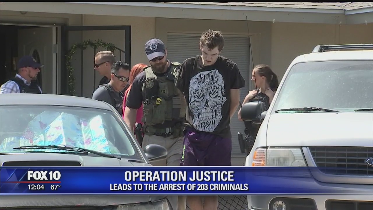 203 fugitives arrested in Arizona roundup