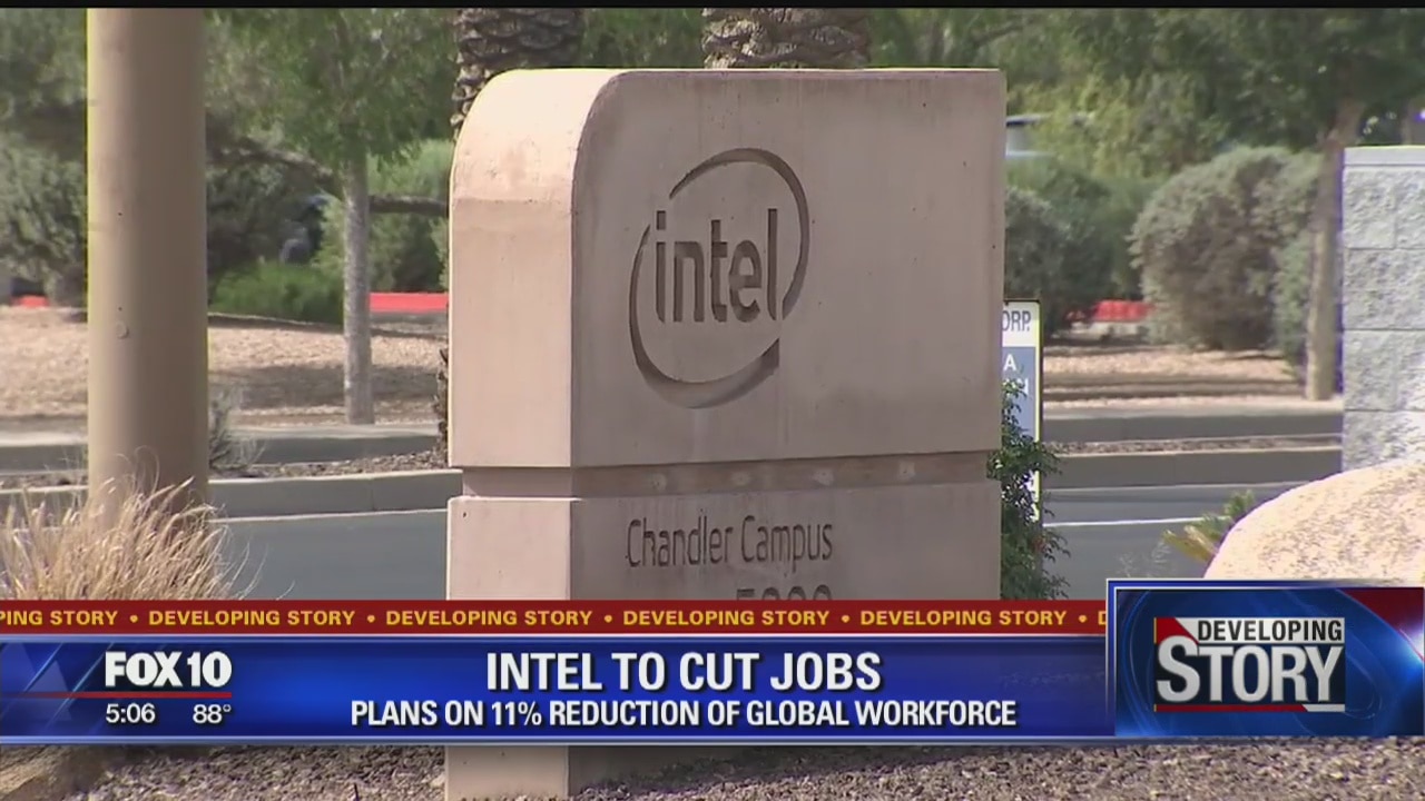 Intel to cut 12,000 jobs as it confronts decline in computers
