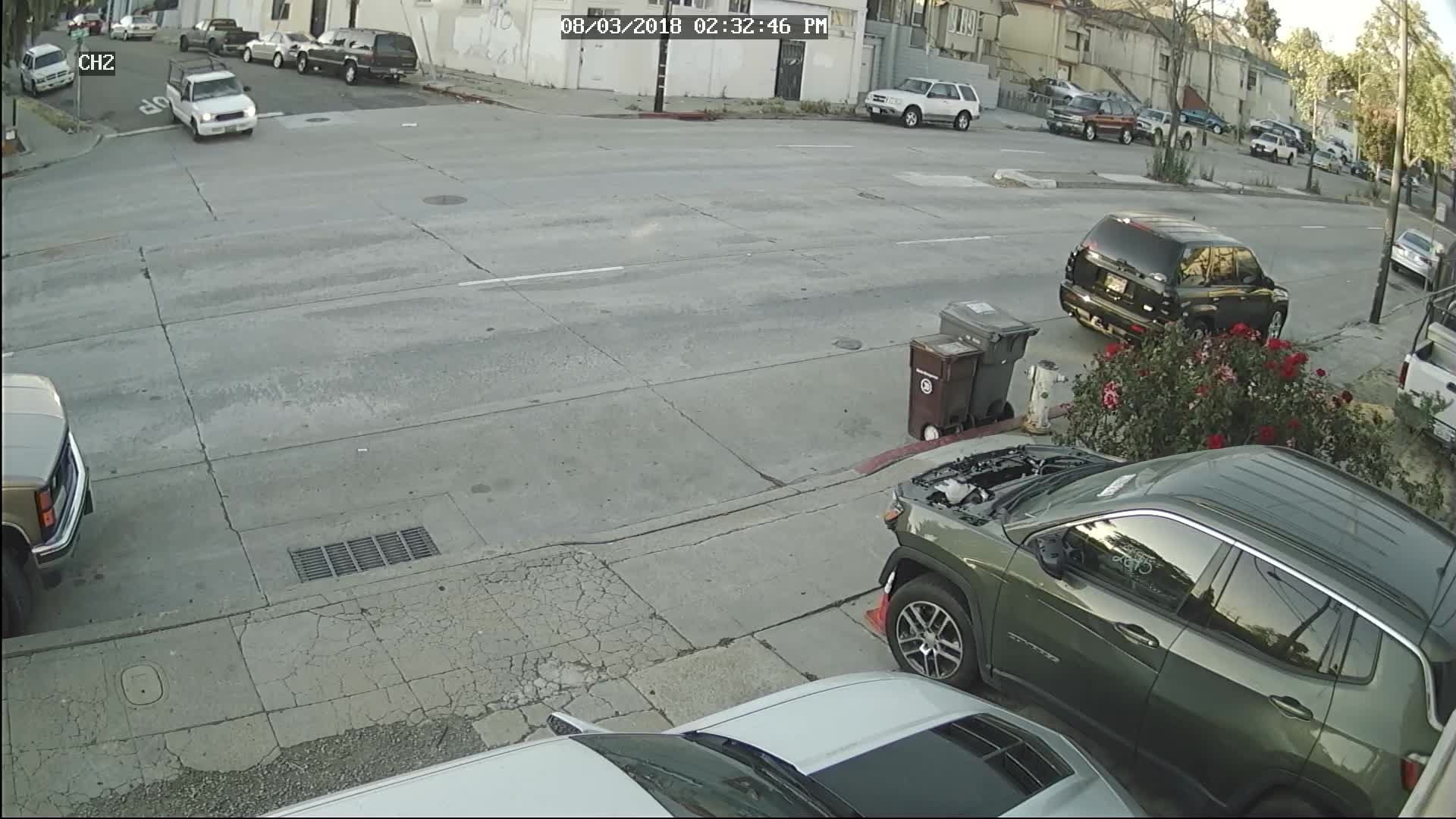 VIDEO: Charger crashes into pickup truck in Oakland