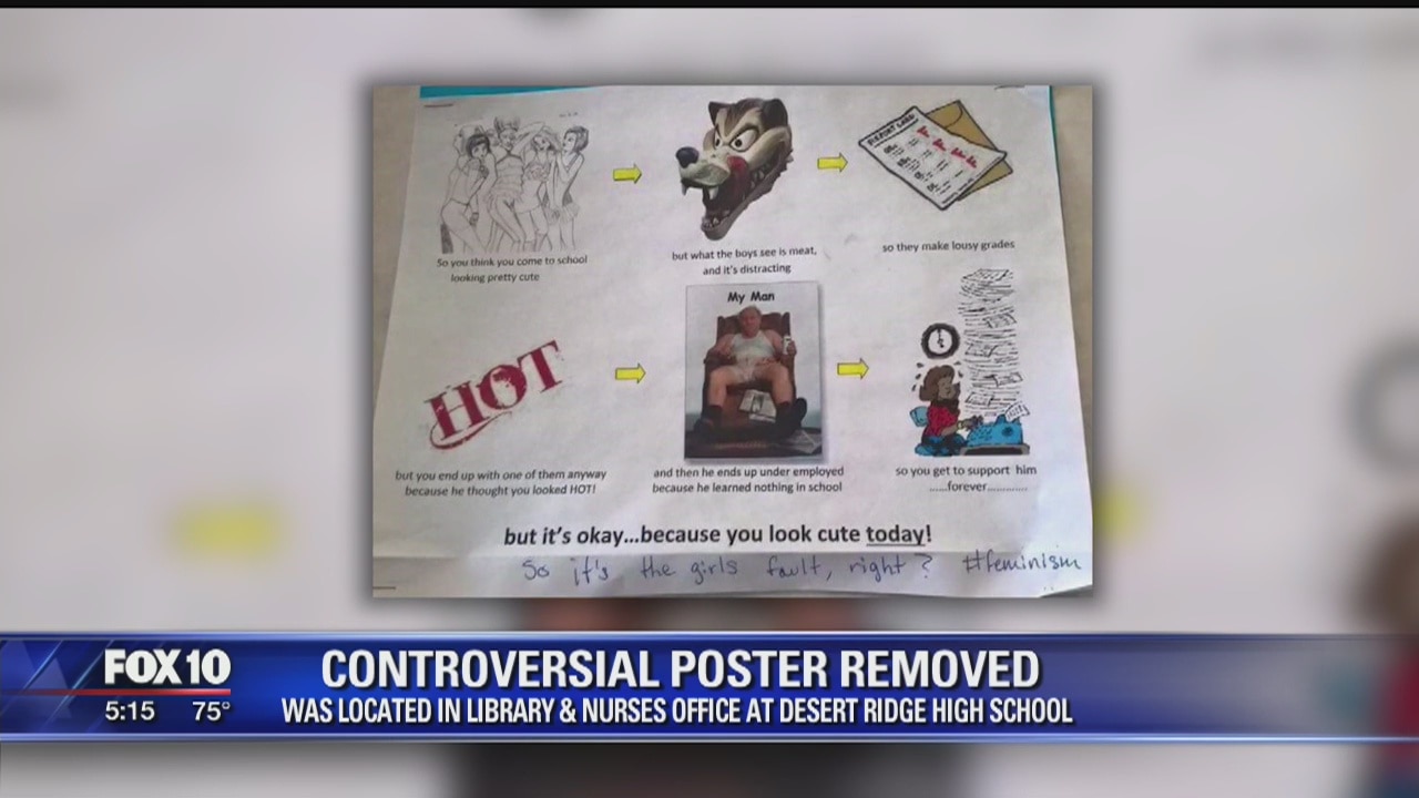 Controversy over poster at Gilbert High School library