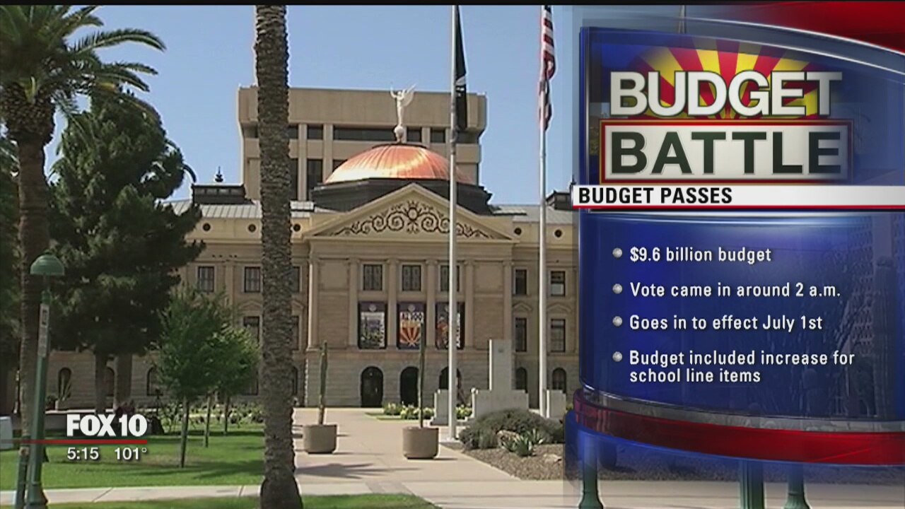 The Latest: Arizona House passes $9.6 billion budget