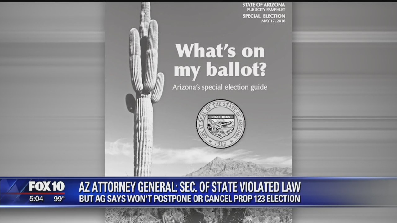 AG Brnovich denies request to postpone special election