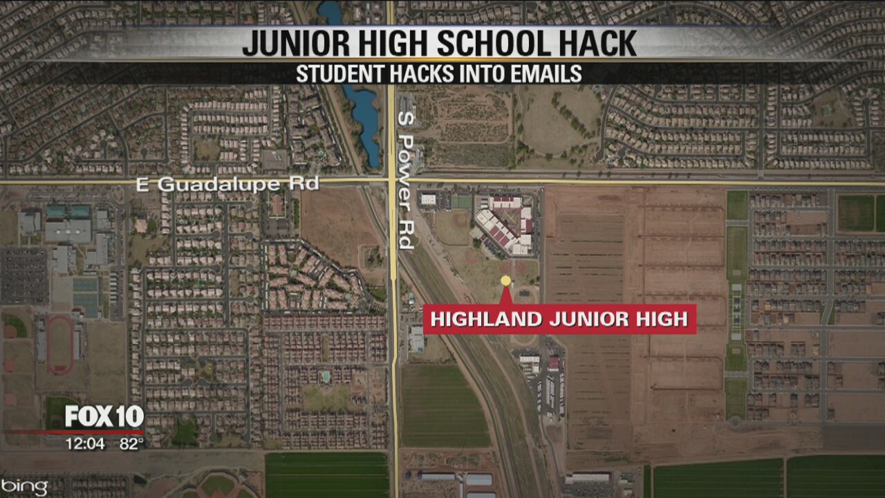 Student hacks into Gilbert school's email account