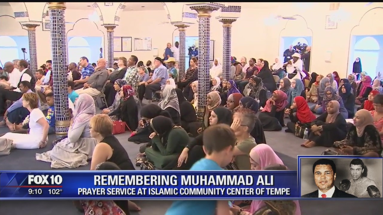 Valley community gathers to mourn loss of champion Muhammad Ali