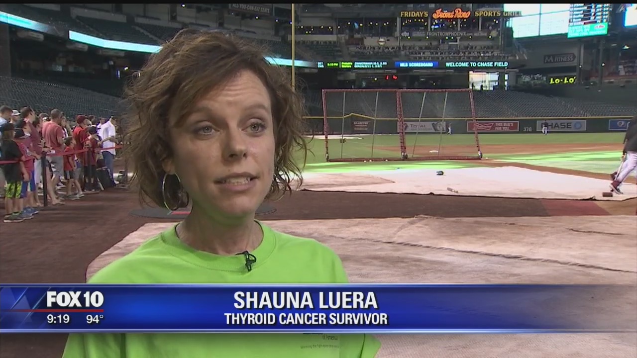 Cancer survivor becomes VIP at D-Backs game