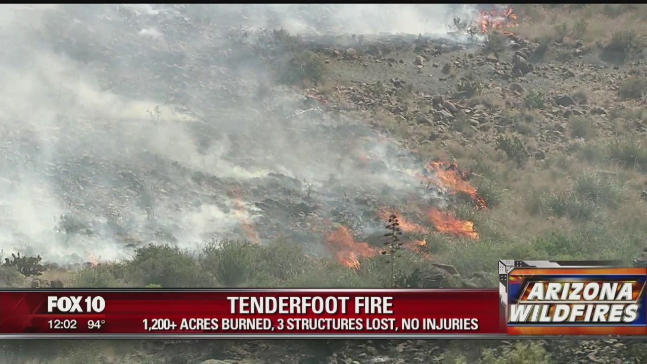 GPS mapping doubles size of Arizona brush fire