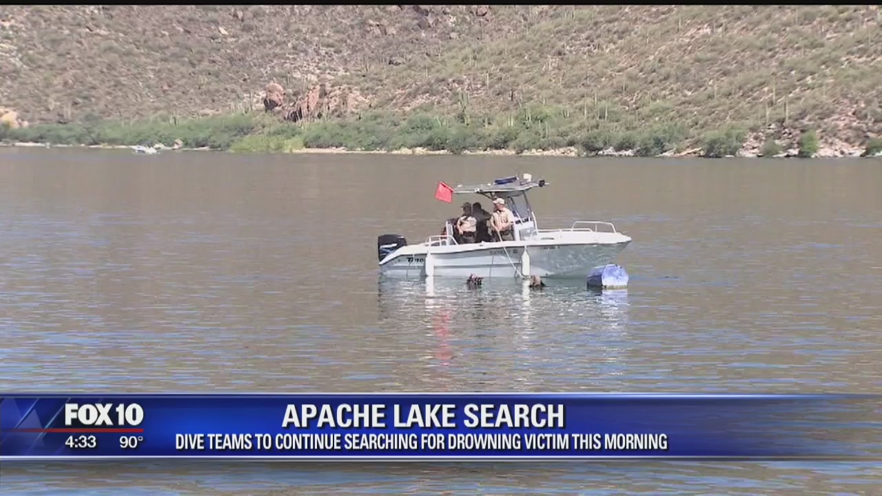 Search continues for missing man at Apache Lake