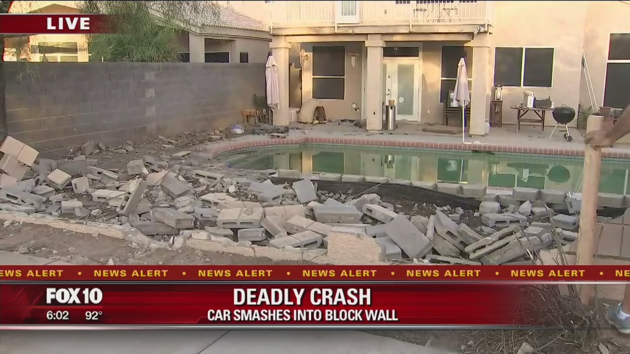 Man dies after truck crashes into wall in Chandler