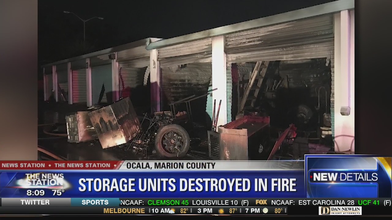 Storage units destroyed in fire | FOX 35 Orlando