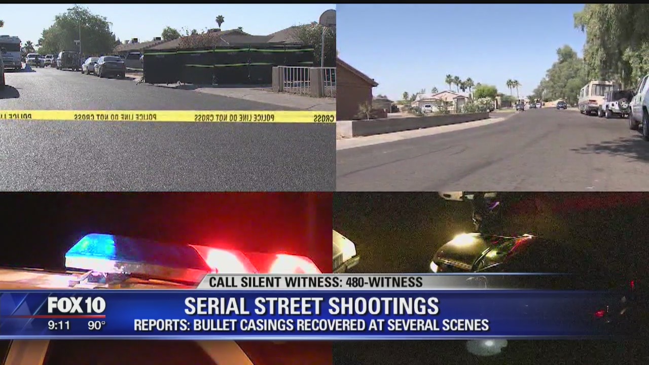 Bullet casings recovered from crime scenes