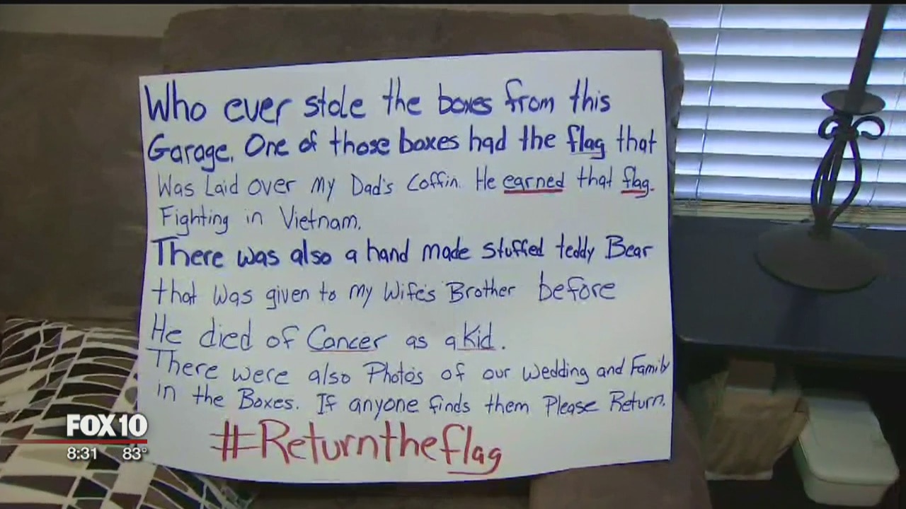 Valley man seeks stolen family heirlooms