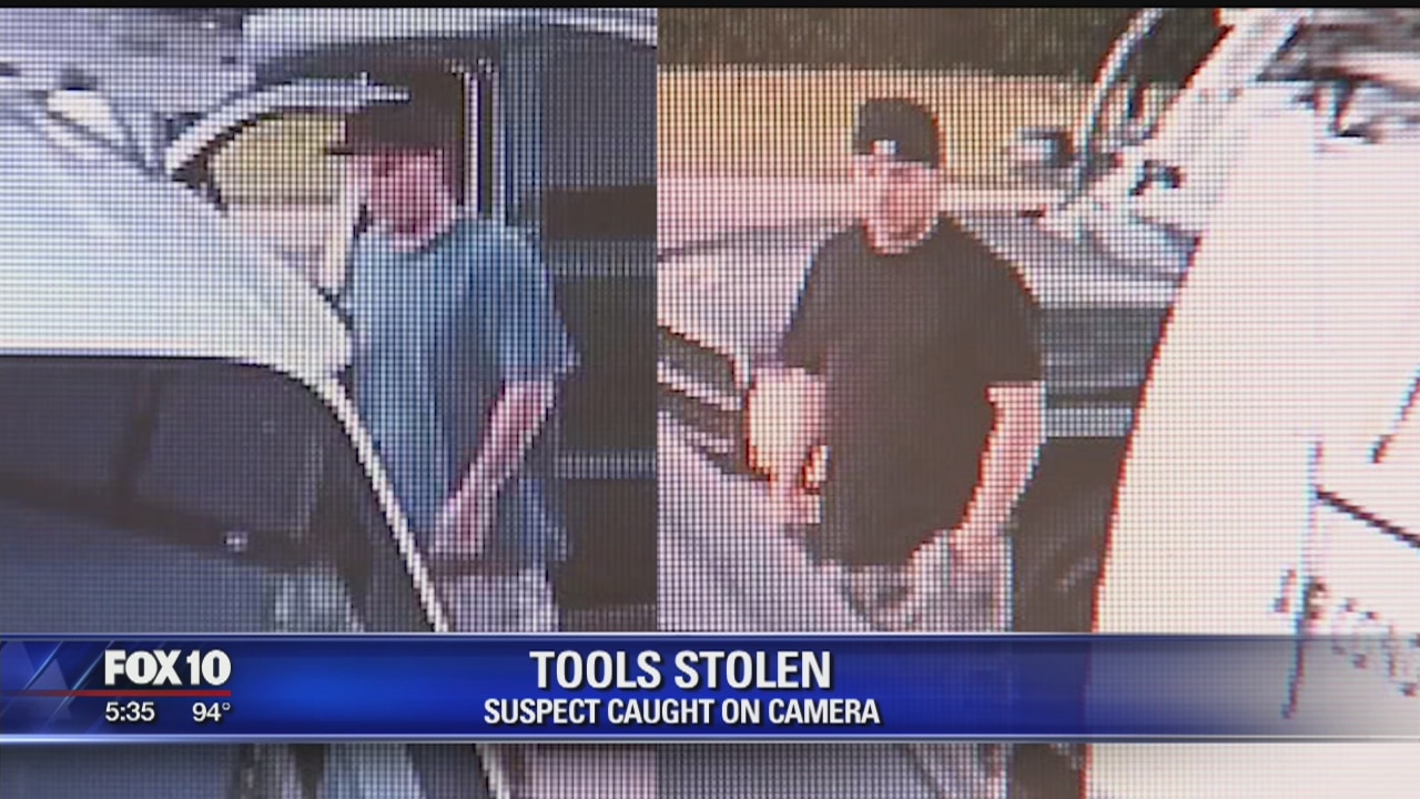 Caught on Camera: Thousands of dollars worth of tools stolen from van