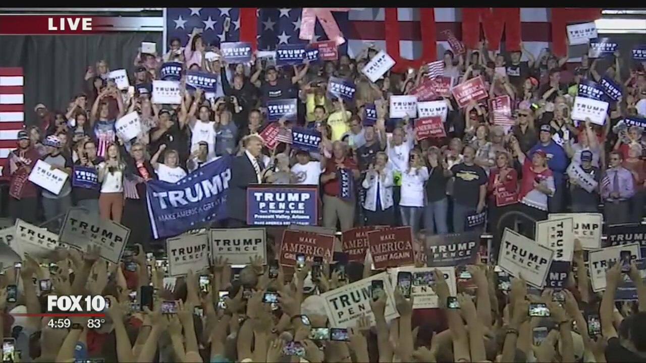 Trump makes 6th campaign stop to Arizona
