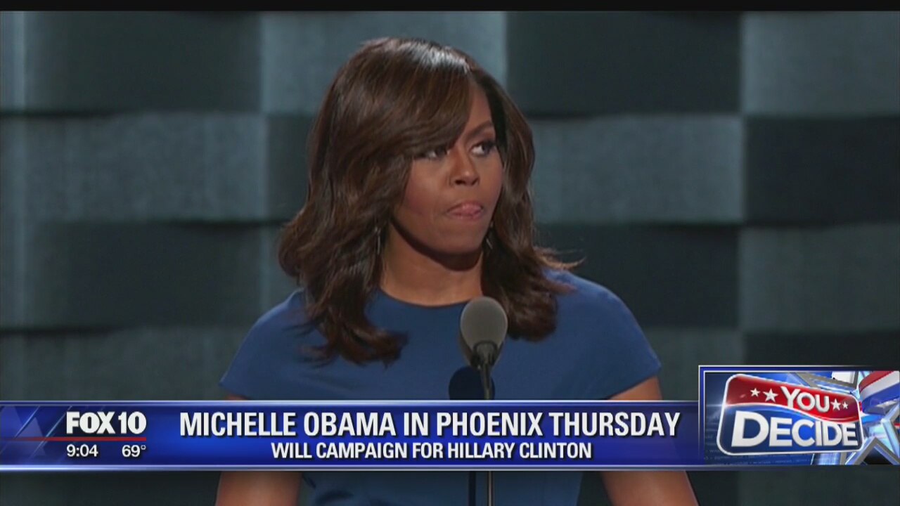 First Lady Michelle Obama to campaign for Hillary Clinton in Phoenix
