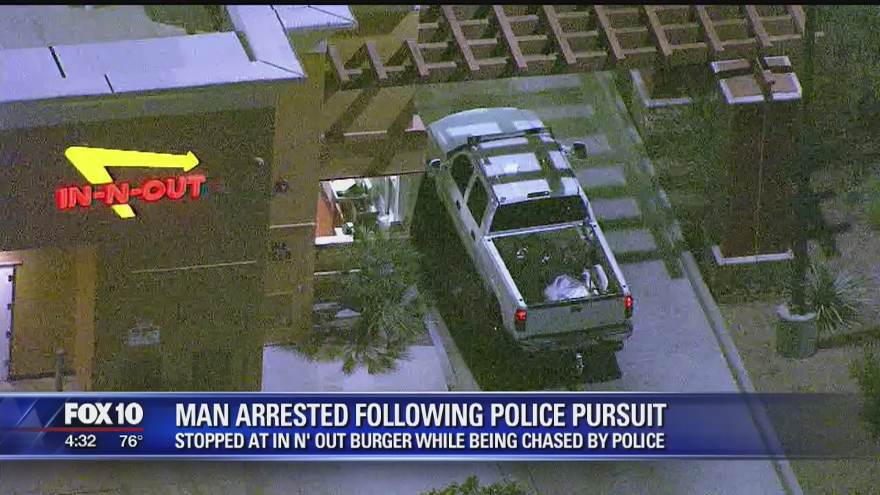 Suspect in custody following east valley chase | FOX 10 Phoenix