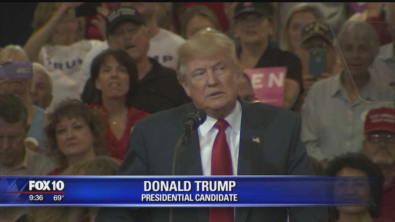 Donald Trump makes 7th campaign stop in Arizona