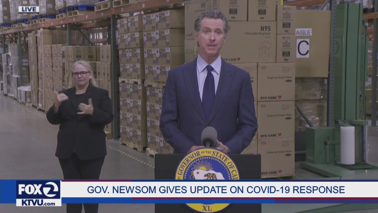 Newsom: More masks procured, plan for a surge in hospitalizations