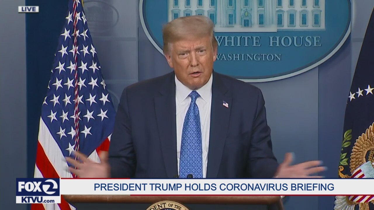 Full briefing: President Trump holds coronavirus briefing as virus deaths exceed 144K