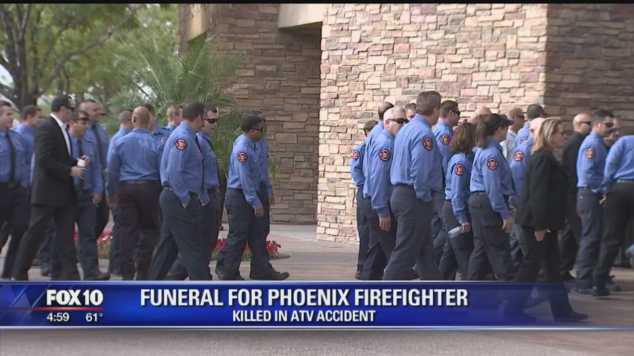 Funeral services held for Phoenix firefighter killed in ATV accident