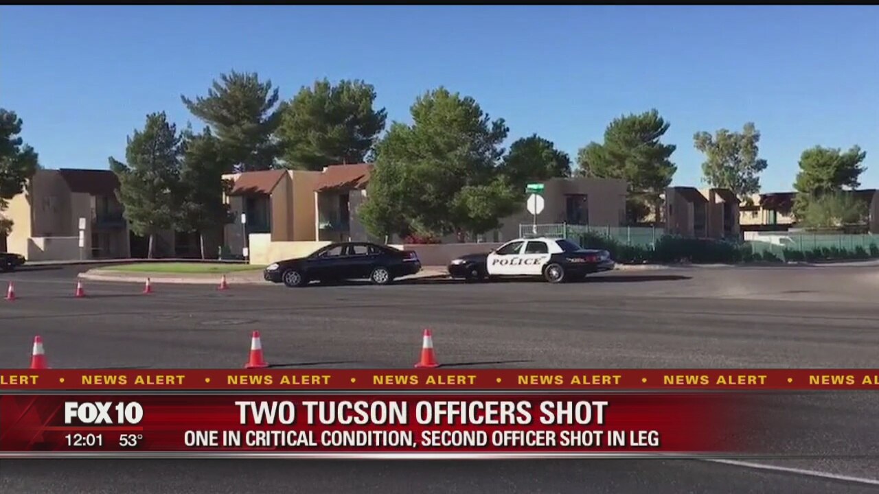 1 officer in critical condition, suspect dead after shooting