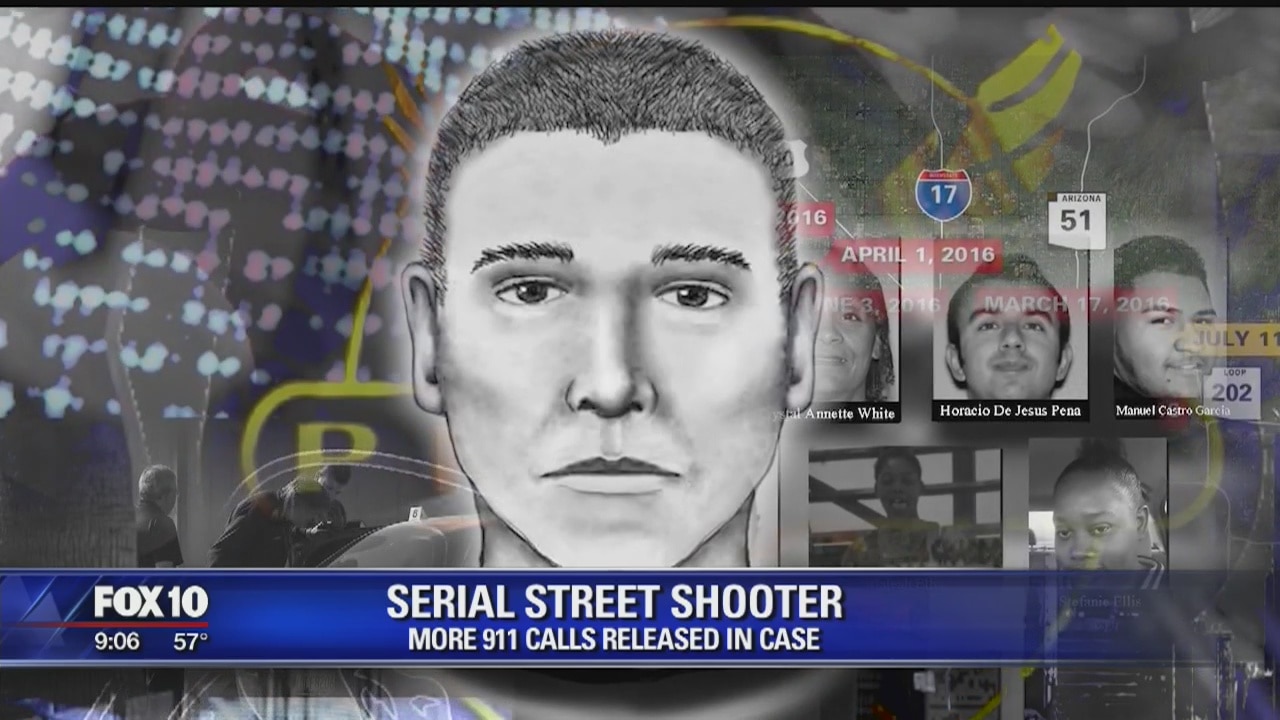 Serial street shooter case: More 9-1-1 calls released | FOX 10 Phoenix