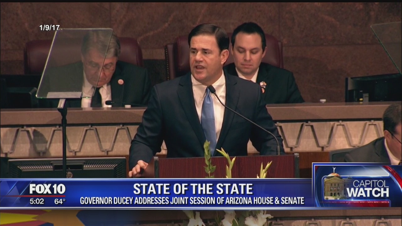 Gov. Ducey delivers third State of the State address to lawmakers
